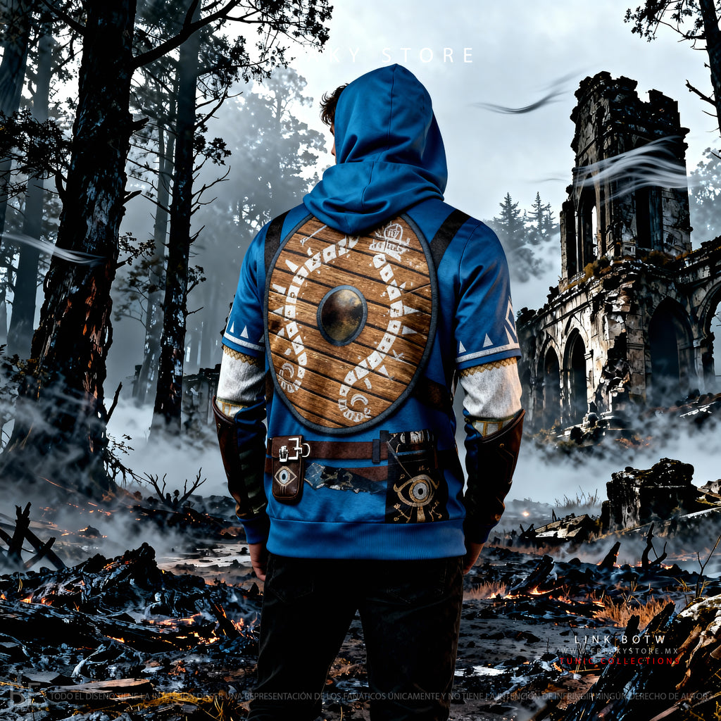 ⚔️ Breath of the Wild — Sacred Path Hoodie
