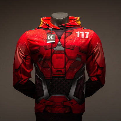 Legendary Red Spartan Hoodie