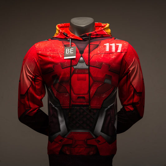 Legendary Red Spartan Hoodie