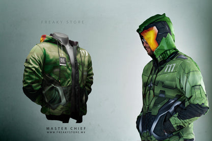 Master Chief Green Armor Jacket