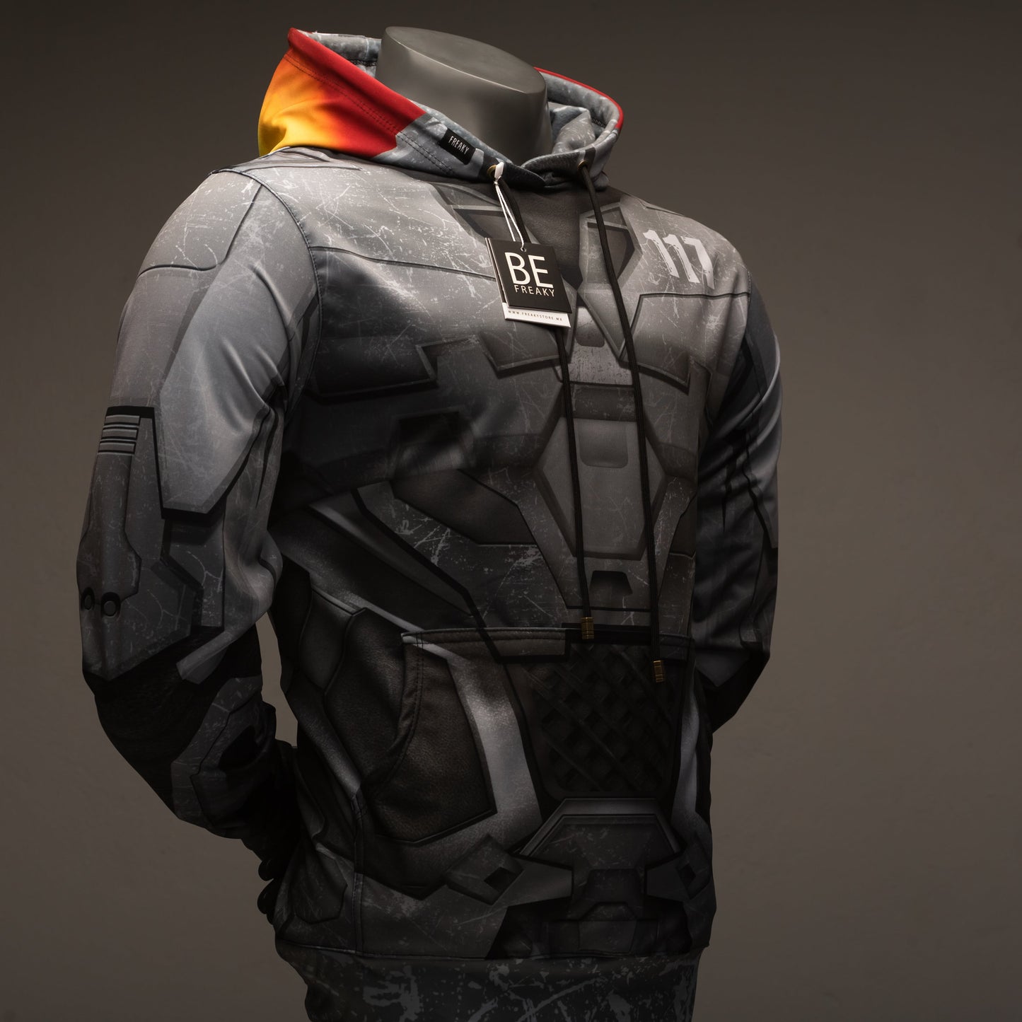 Master Chief Gray Hoodie Armor